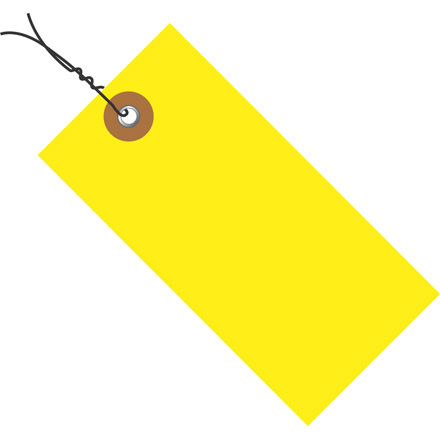 3 <span class='fraction'>3/4</span>" x 1 <span class='fraction'>7/8</span>" Yellow Tyvek<span class='rtm'>®</span> PW Shipping Tag