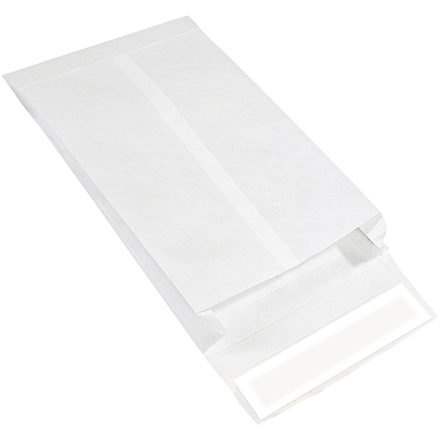 9 x 12 x 2" White Expandable Tyvek<span class='rtm'>®</span> Envelopes